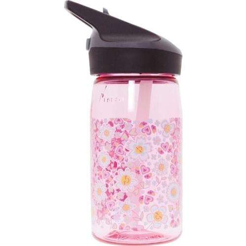 Laken Laken Tritan Bottle 0,45L Is Pingk Bugs & Flowers