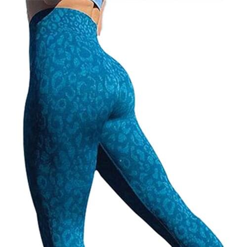 Butt Lift Leopard Leggings Women Sexy Fitness Legging Push Up Seamless Snake Leggins High Waist Workout Legging Sport Gym Legins