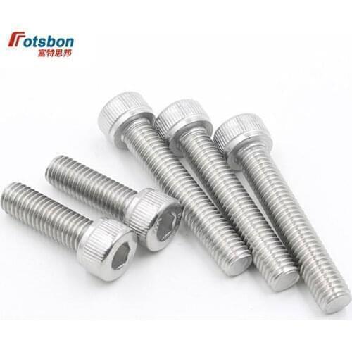 M12 Hexagon Socket Head Bolt Parafuso Tornillos Allen Screw Vis Inoxydable Bolts Hex Screws Inox Imbusy Stainless Steel DIN912
