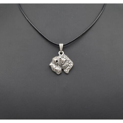 Fashion Cute vintage cute Soft-coated Wheatan Terrier Pendant Choker women Necklace Trendy delicate charm gift Jewelry