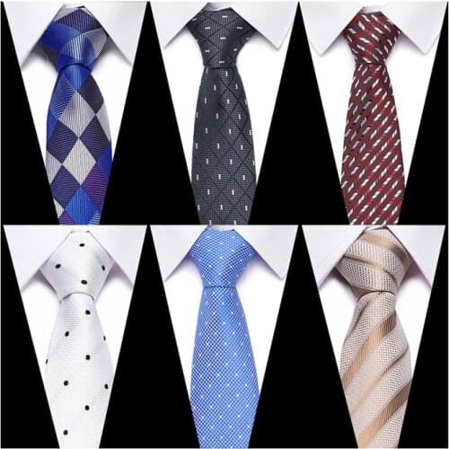 Fashion Trend Men Tie 100% Jacquard Woven Silk Mens Ties Necktie 8cm Striped Ties for Men Business Suit Wedding Party