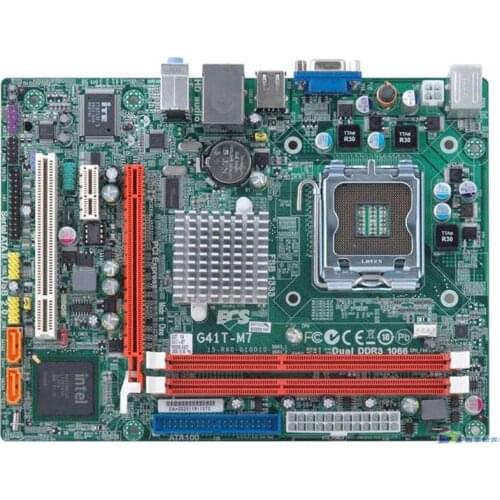 For ECS G41T-M7 Original Used Desktop Motherboard G41 LGA 775 DDR3 8G SATA2 USB2.0