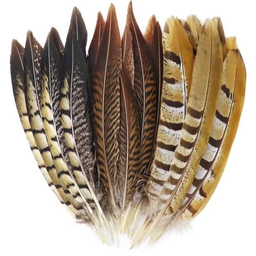 20PCS/bag Natural Pheasant Feathers for Crafts Decoration Jewelry making Party Craft-Feather Plume 15-20CM wholesale