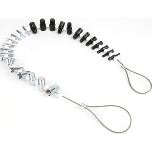 Portable Bolt Nut Screw Thread Checking Checker Size Gauge Measuring Tool Kit Portable Thread Tester Bolt