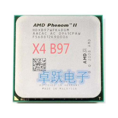AMD Phenom II X4 B97 CPU/HDXB97WFK4DGM/AM2+&AM3/938pin/3.2G/95W/6M free shipping