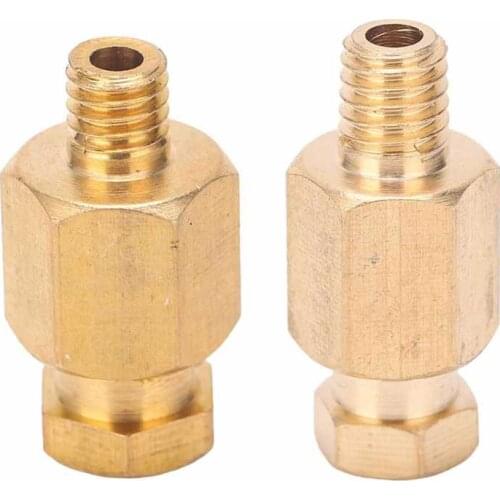 4mm 6mm Pipe Nipple Brass Thread Straight Fitting Connection Adapter Industrial Piping Supplies