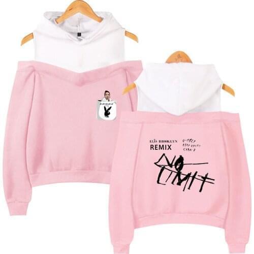 Leisure HIP HOP Post Malone Old School Sweatshirt Long Sleeve Hooded Clothes Off-Shoulder Harajuku Letters Print Pullover