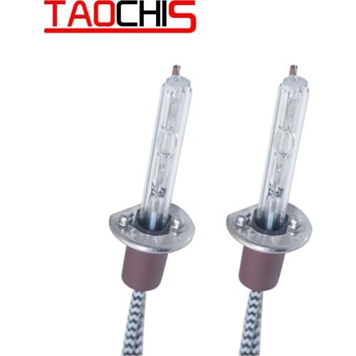 Taochis 12V 35W H1 Fast Start Car HID Xenon Light Replacement Bulb 5500k Headlight Single Beam high quality