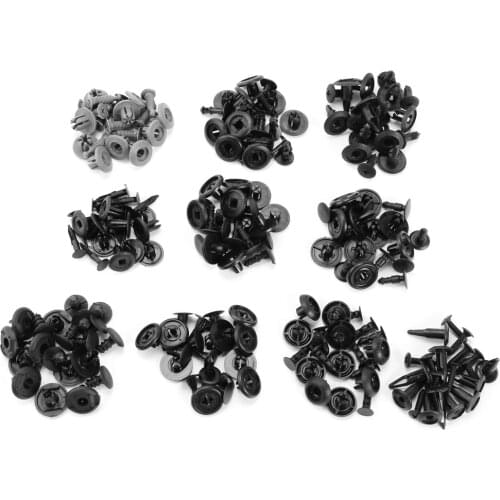 Universal Mixed Auto Fastener Vehicle Car Clips Rivet for audi a3 8v 8p a4 b8 b6 a5 a6 c6 c5 Q3 seat leon ibiza Ateca ateca