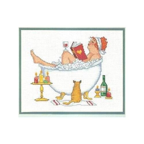 Fishxx cross-stitch T779 cartoon enjoy water-soluble 100%accurate 11CTembroidery