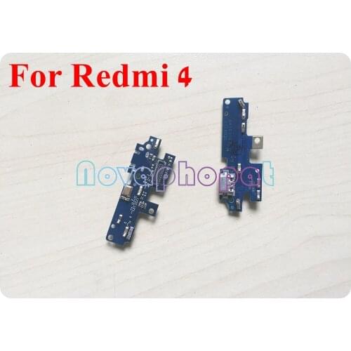 Novaphopat Charging Flex for Xiaomi Redmi 4 Charger Connector Micro USB Dock Port Flex Cable Microphone Replacement