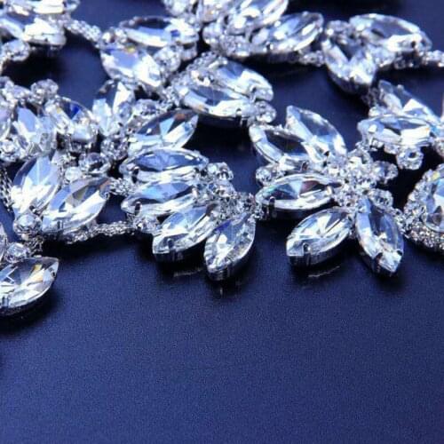 066F Steampunk Crystal Face Mask Rave Music Festival Hair Ornaments Rhinestone Jewellery Imitation Diamond Facial Shield