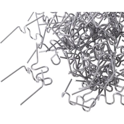 100 Pcs/Set Precut 0.8mm Wave Flat Hot Staples For Plastic Stapler Repair Welder