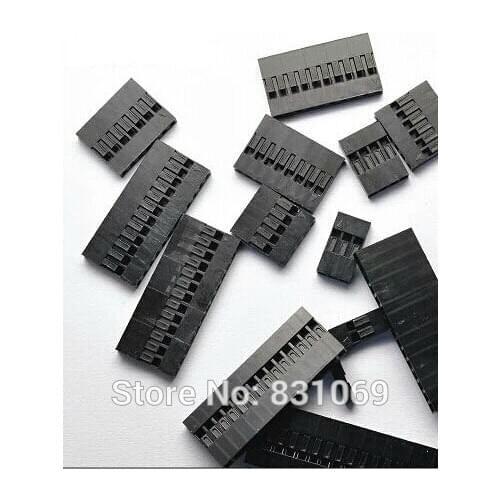 200pcs/Lot 2.54mm 1x7P 7P Dupont Connector Housing Female Brand New