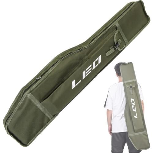 Fishing Rod cover 1.2m Multi-purpose Foldable Fishing Rod Bag Oxford Cloth Fishing Tackle Storage Bag Hot