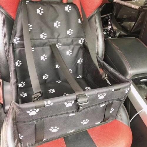 Dog pad hammock cover with seat belt for Ferrari car