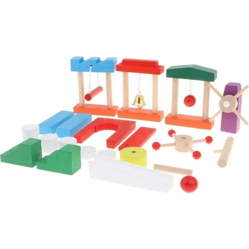 Wooden Domino Game Building Blocks Wood Dominoes Set Early Learning Educational Toys Gift for Children Toddler Kids