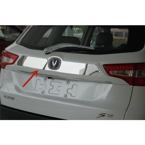 For Changan CS75 2013-2018 High-quality stainless steel Tailgate Decoration strip Trunk door Decoration strip Car styling