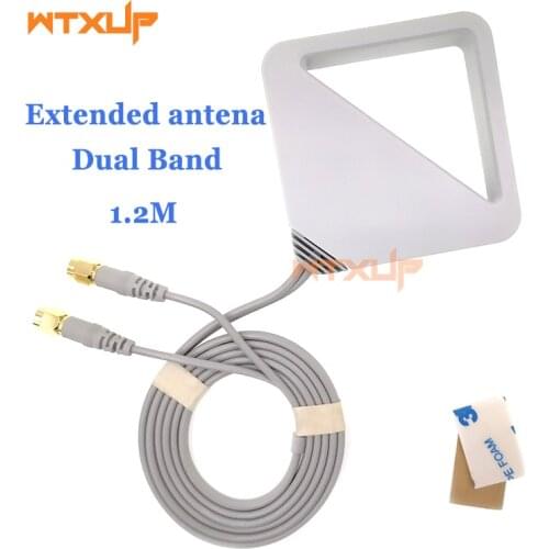 Extended Antenna AC Dual Band for wifi PCIE desktop Network Card use with Wireless Wifi Adapter/Router/AP RP-SMA Female antenna