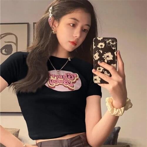 Oversized T-Shirts Women Print Tshirt Summer Short Sleeve Shirt Harajuku Fashion Graphic Tops Female T-shirt Clothes clothing