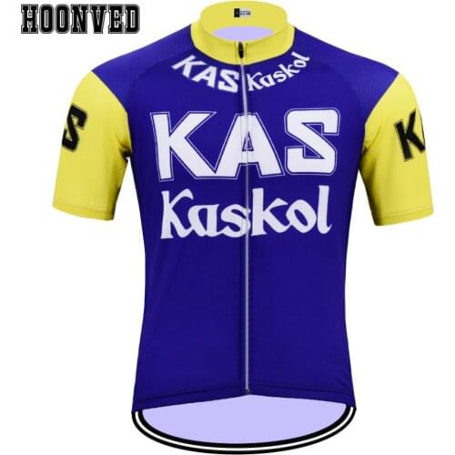 Hot The 2019 New team Go Pro racing No. 112 Man KAS blue Cycling Jersey Short Sleeves Clothing Riding sweater maillot ciclismo