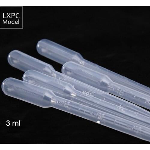 Model painting coloring tool Plastic anti-corrosion dropper straw Paint suction