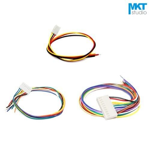 100Pcs 30cm Single KF2510 Header AWG26 Colorful Wire Cable 5P 6P 7P