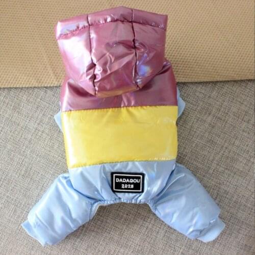 Four Legs Dog Coat Jacket Winter Pet Clothes For Small Medium Dogs Costume Fat Dog Clothes French Bulldog Ropa Perro Pet Outfit