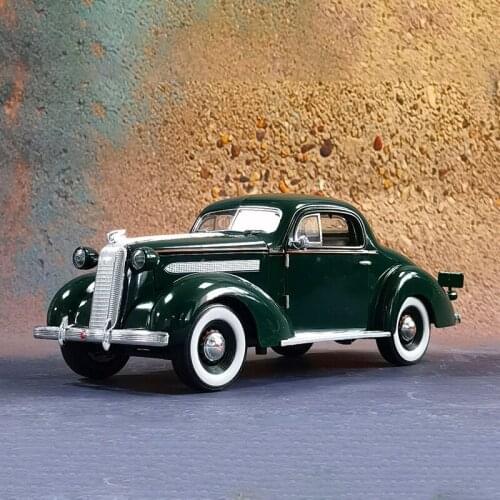 Diecast 1:18 Pontiac Deluxe 1936 Classic Alloy Car Model Adult Collection Souvenir Ornaments Display Vehicle Gifts Collectible