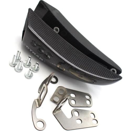 MOTO BIKE Brake System Air Cooling Carbon Fiber Ducts + Mounting kit For SUZUKI GSX-R1000 BPF fork 2017-2018