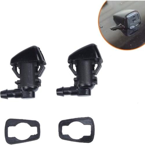2pcs Windshield Wiper Washer Spray Nozzle For 11-17 Jeep Grand Cherokee 68260443AA