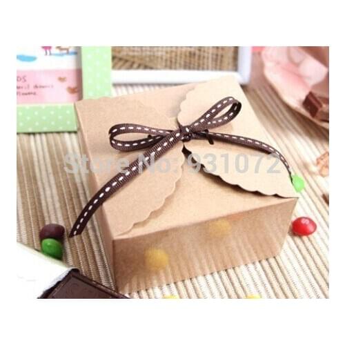 Wholesale Snacks Box, Small Kraft Gift Box, Party box,Mini kraft paper cake box
