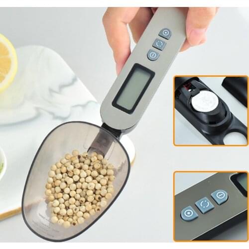 500g/0.1g LCD Digital Kitchen Scale Measuring Spoon Gram Portable Electronic Spoon Weight Volume Food Scale Kitchen Tool Supply