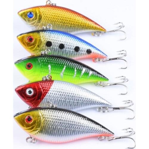 East Rain All Range Bait 7cm 10.5g 3pc Freshwater Saltwater Fishing Lure Sinking VIB Artificial Hard Bait Free Shipping