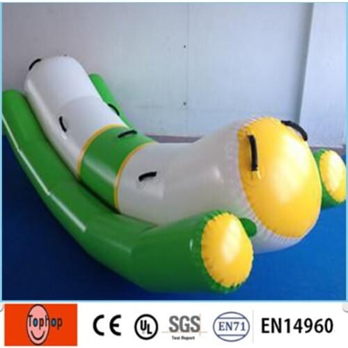 Guangzhou Manufacture Wholesale Water Toys Inflatable Seesaw with Cheap Price for Water Games
