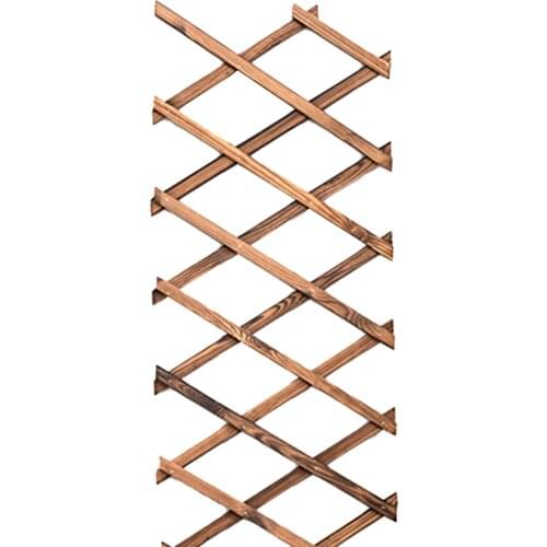 Garden Lattices Trellis Decoration Expandable Wooden Fence Panel Plant Support for Support Climbing JDH88