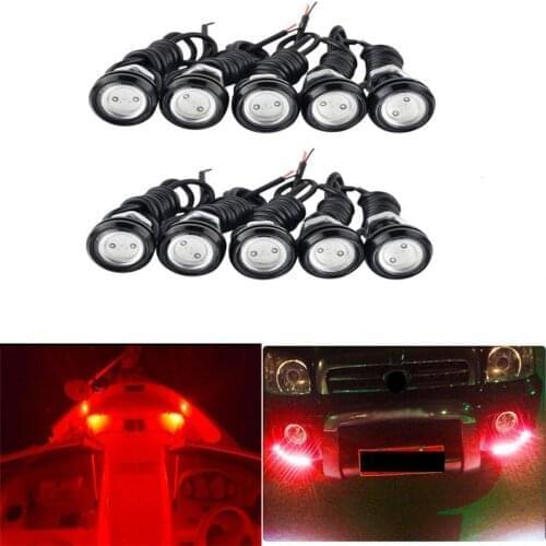 LED Eagle eye Car Fog DRL Front Grille Lights Underwater Marine Boat Yacht Light