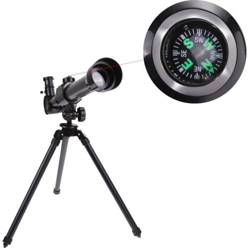 20X 30X 40X Refractor Astronomical Outdoor Spotting Monocular Telescope Best Christmas for Children Microscope Combo with Tripod