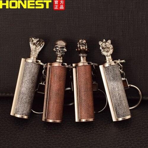 Ten thousand matches, kerosene lighters, retro animal heads, creative key rings, creative igniters