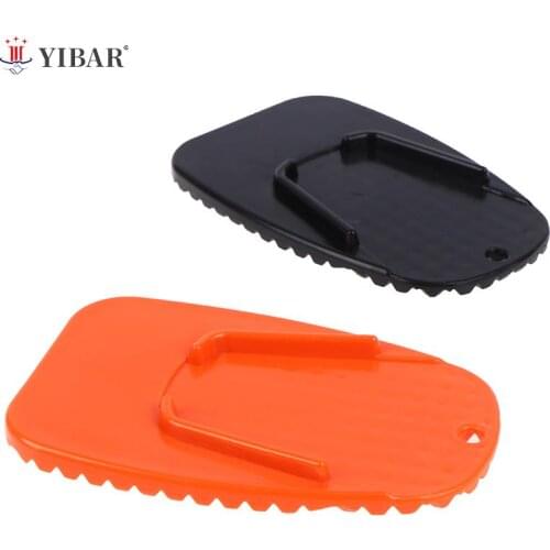 Universal Motorcycle Bike Plastic Kickstand Pad Plate Base Bike Side Stand Grip Support Foot Pad Base