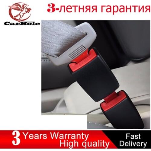 CarBole 2pcs Universal Auto Car Safety Seat Belt Buckle Extension Extender Clip Black
