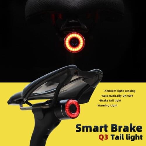 Bicycle taillights Intelligent sensor Brake lights usb Road bike MTB MX2 Rear taillights Lumen Smart Brake Taillight