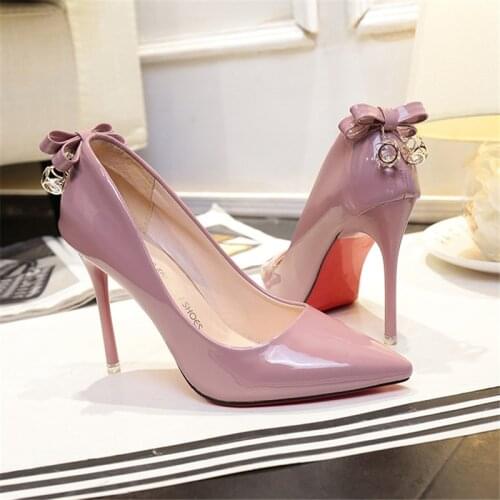 Talons Hauts Red Bottom High Heels Sexy Women Shoes Fashion Party Pumps Casual Shallow Solid Color Elegant Stiletto Ladies Heels