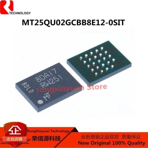 1 pcs/lot MT25QU02GCBB8E12-0SIT Marking: RW251 RW25I MT25QU02GCBB8E12 100% New original