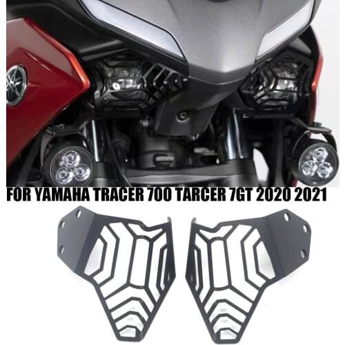For TRACER700 Tracer 700 Tracer 7 GT 2020 2021 Motorcycle Aluminium Headlight Protector Grille Guard Cover Protection Grill