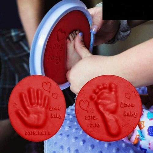 20g/pack Bag Clay Baby Hand Foot Inkpad Ultra Stereo Care Air Drying Soft Clay Handprint Imprint Kit Casting Toys