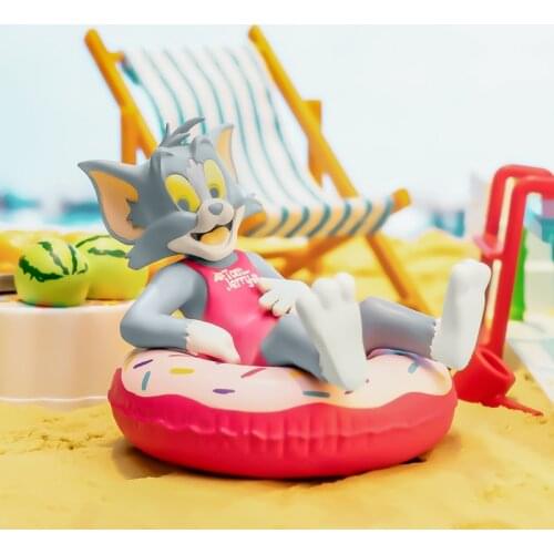 Blind Box Toys Tom Cat Jerry Mouse Toy Party Kawaii Dolls Cartoon Animal Cats Guess Bag Cute Animal Model for Kids Birthday Gift