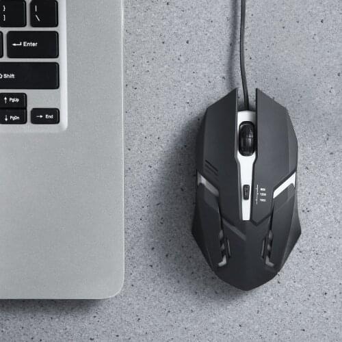 Computer Mouse Gamer Ergonomic Gaming Mouse USB Wired Game Mice Silent Mice With LED Backlight 4 Button For PC Laptop