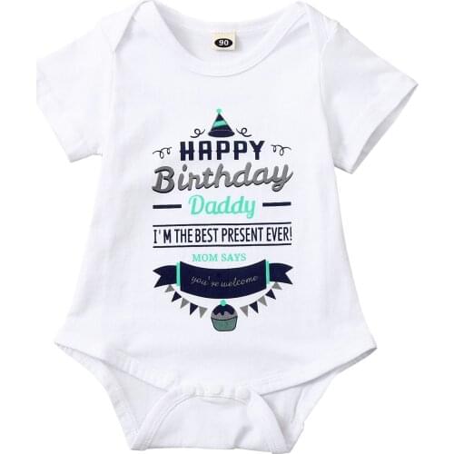 Summer Baby Rompers Newborn Sleeveless Toddler Kids Boys Girls Letter Printed Jumpsuits Casual Birthday Outfits Costume 0-18m