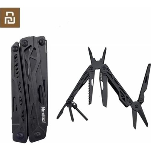 Xiaomi NEXTOOL 10 In1 Tools Multifunctional Tools Blade Folding Pliers Camping Hiking Cycling Portable Scissors Opener